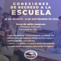 Conexiones de regreso a la escuela